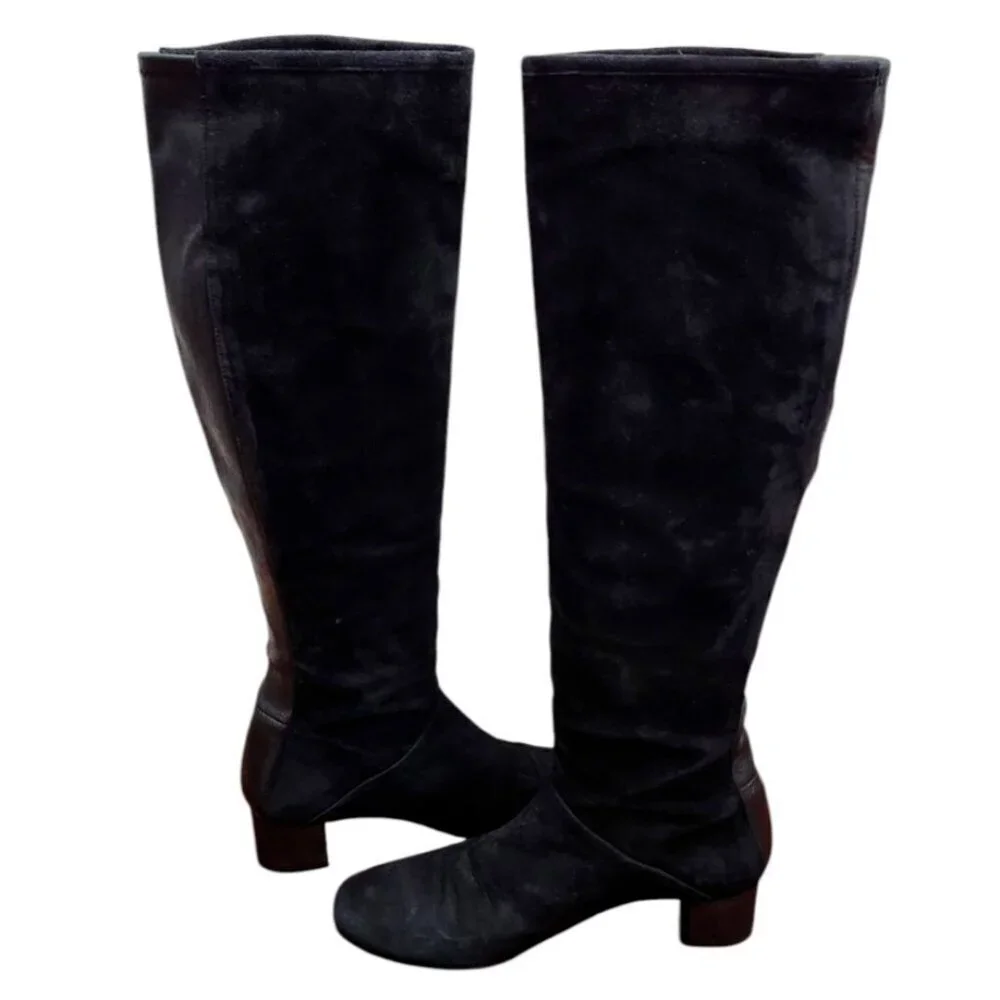 Stuart Weitzman Shrimpton - Black - Knee Boots Size 6.5 M